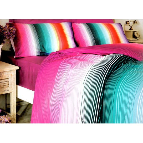 Obliečky s plachtou Rainbow, 160 × 220 cm