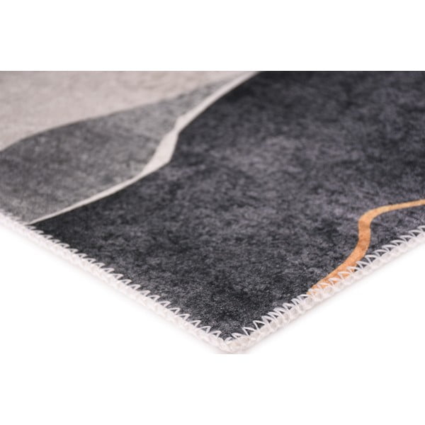 Modro-sivý umývateľný koberec 120x160 cm – Vitaus-image-2