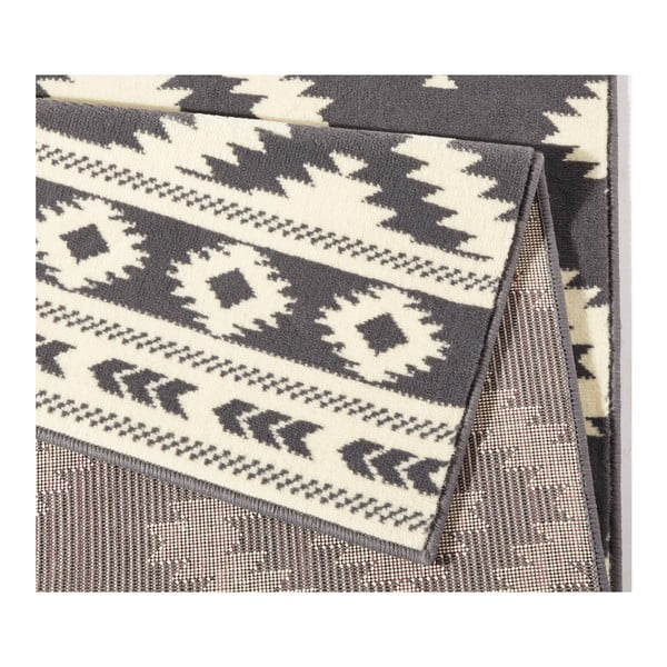 Sivo-krémový koberec Hanse Home Gloria Ethno, 120 × 170 cm-image-2