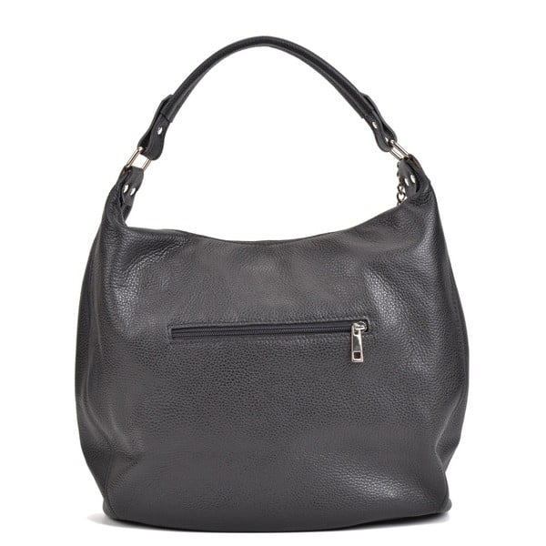 Čierna kožená kabelka Sofia Cardoni Bruhna-image-3