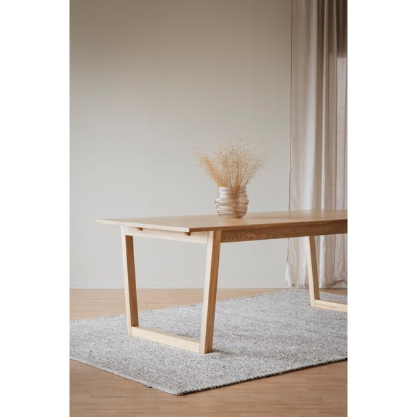 Prírodný jedálenský stôl v dubovom dekore Rowico Colonsay, 215 x 96 cm-image-2