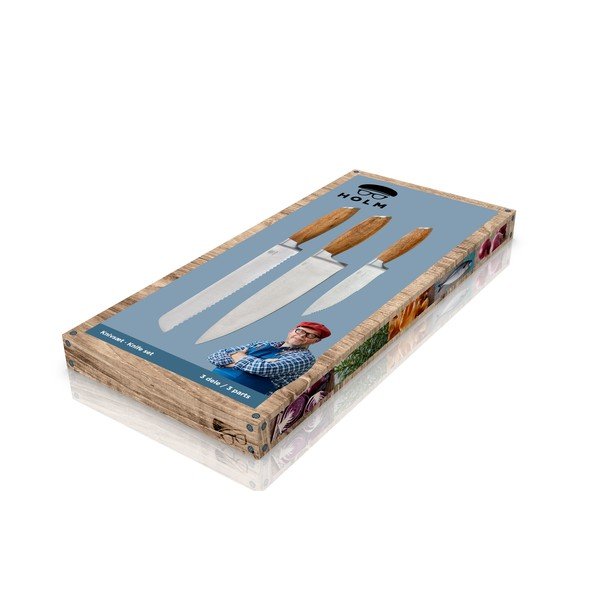 Súprava nožov 3 ks z nehrdzavejúcej ocele – Holm-image-4