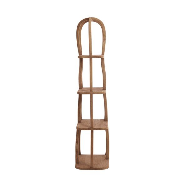 Regál z mangového dreva v prírodnej farbe 53x175x40 cm Lowe – Light & Living-image-2