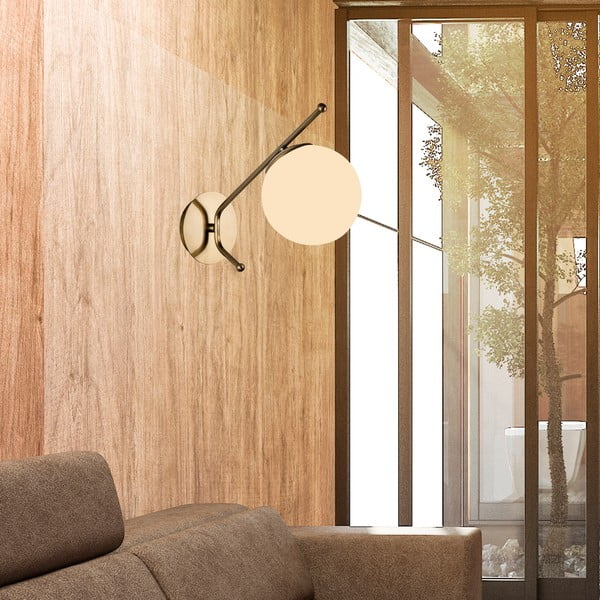 Nástenné svietidlo v zlatej farbe Squid Lighting Star, výška 31 cm-image-3