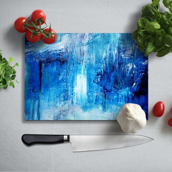 Farebná doska na krájanie z tvrdeného skla Insigne Mulerto, 35 × 25 cm