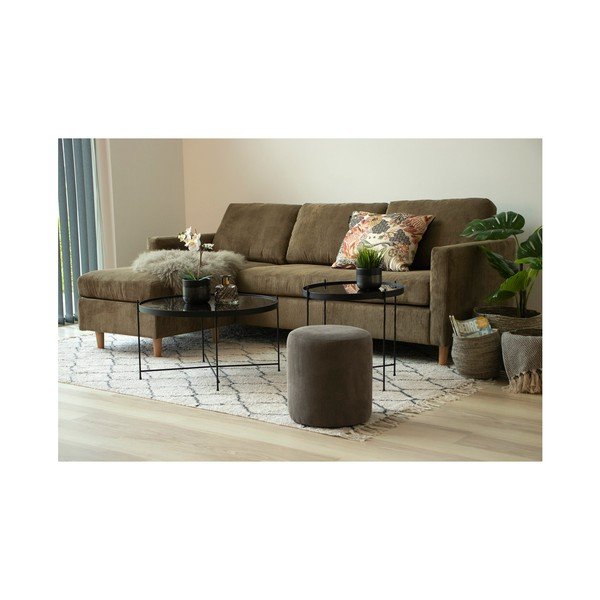 Sivý puf House Nordic Ejby, ø 34 cm-image-2