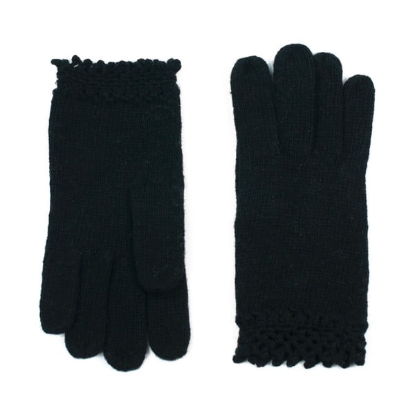 Čierne dámske rukavice Art of Polo Ursula