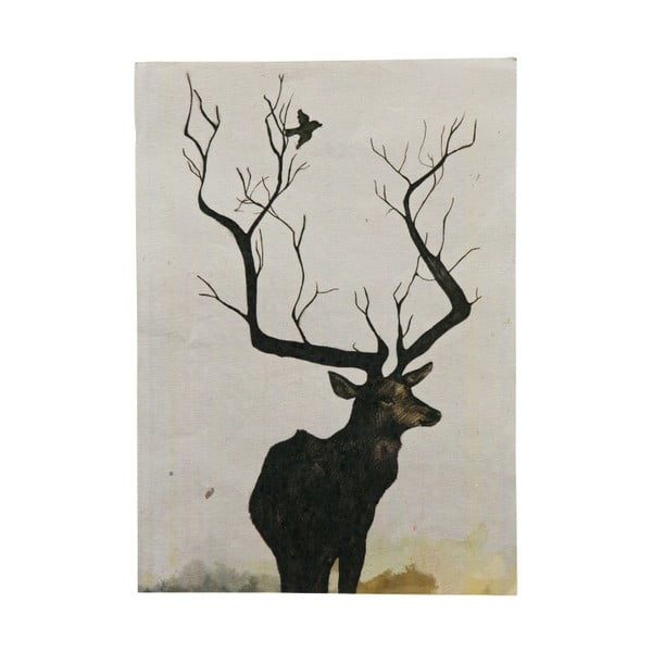 Plagát s motívom jeleňa BePureHome Oh Deer, 47 × 32 cm