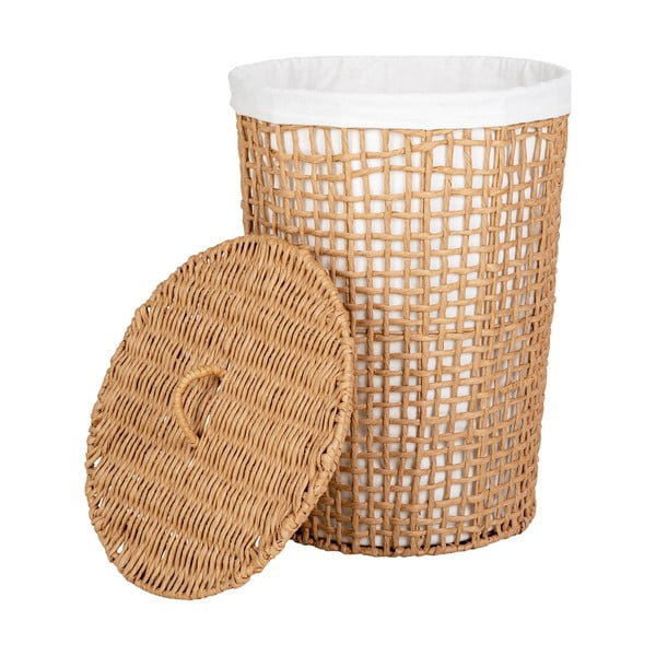 Papierový kôš na bielizeň v prírodnej farbe 77 l Pomal – House Nordic-image-3