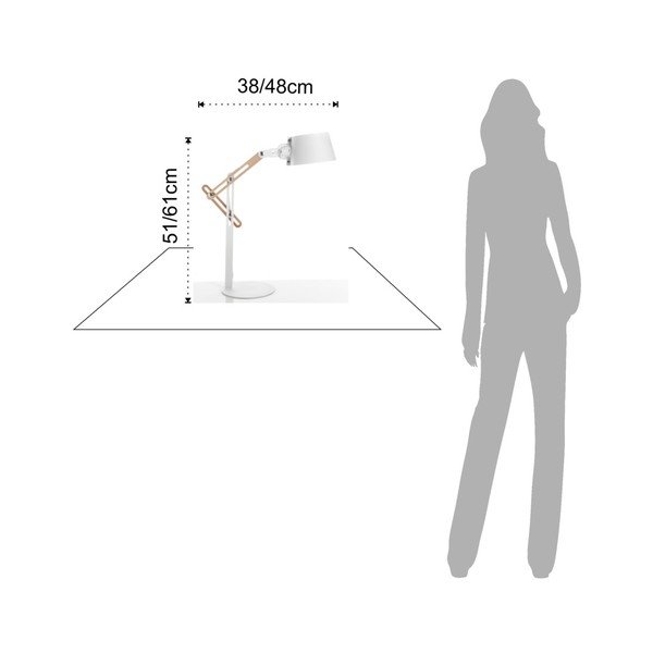 Biela stolová lampa Tomasucci Pikka-image-1
