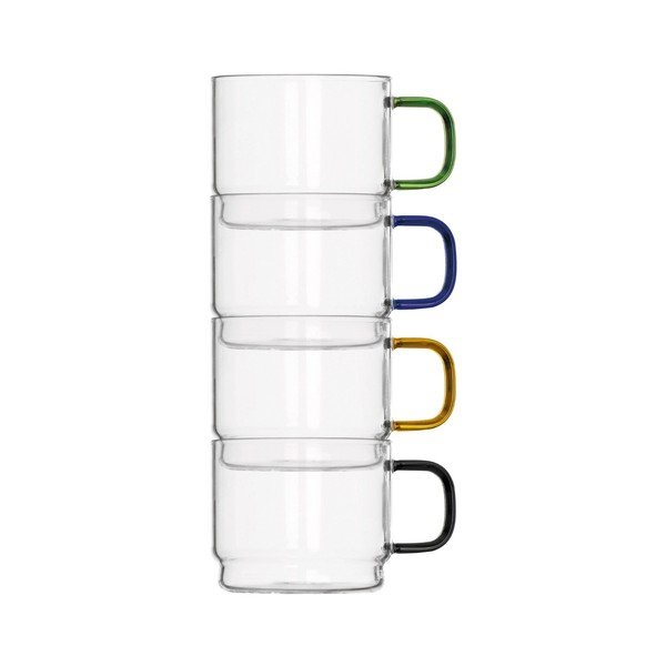 Sklenené hrnčeky v súprave 4 ks 350 ml Bridge – Brandani-image-2