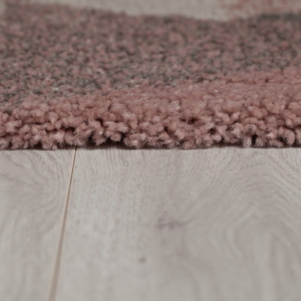Sivo-ružový koberec Flair Rugs Nuru, 60 x 230 cm-image-3