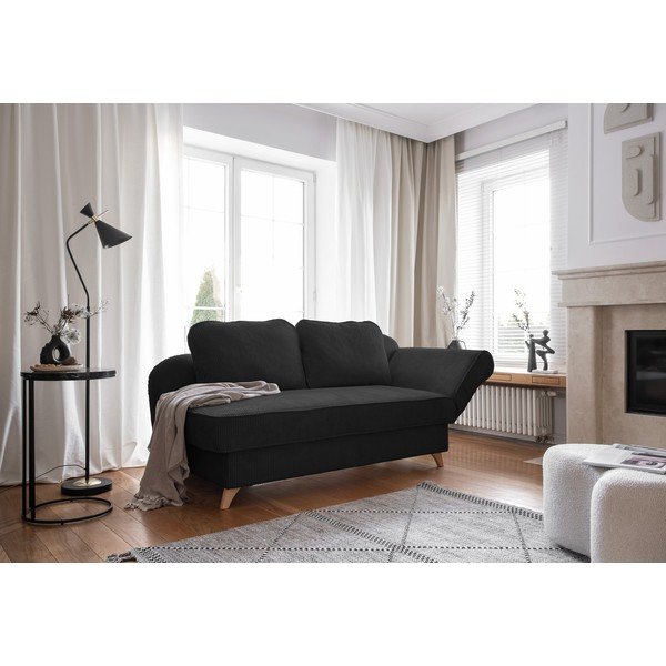 Antracitová menčestrová leňoška (pravý roh) Chic Charlotte – Miuform-image-4