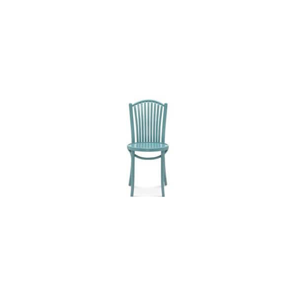 Modrá drevená stolička Fameg Jorgen