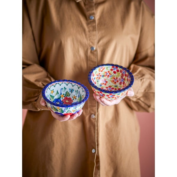 Servírovacie misky v súprave 2 ks z kameniny 380 ml Florist – Bloomingville-image-1