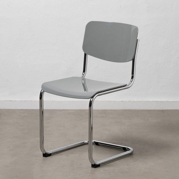 Sivé jedálenské stoličky v súprave 4 ks Chrome – Ixia-image-2