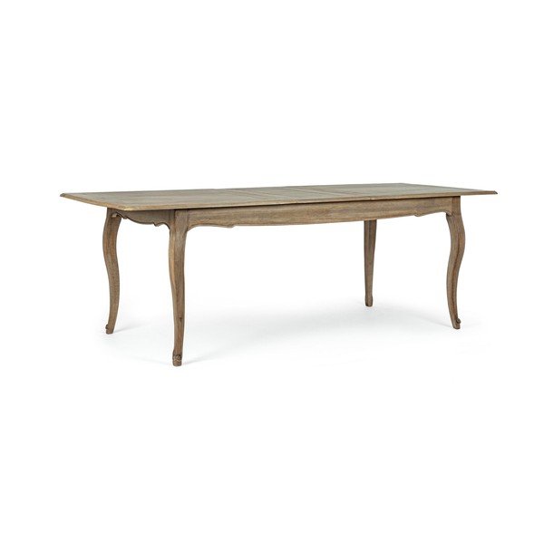 Rozkladací jedálenský stôl s prídavnou doskou z mangového dreva 90x180 cm Domitille – Bizzotto-image-4