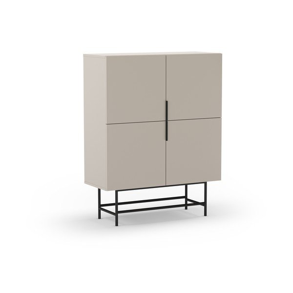 Krémová skrinka 100x128 cm Eldia – Marckeric-image-4