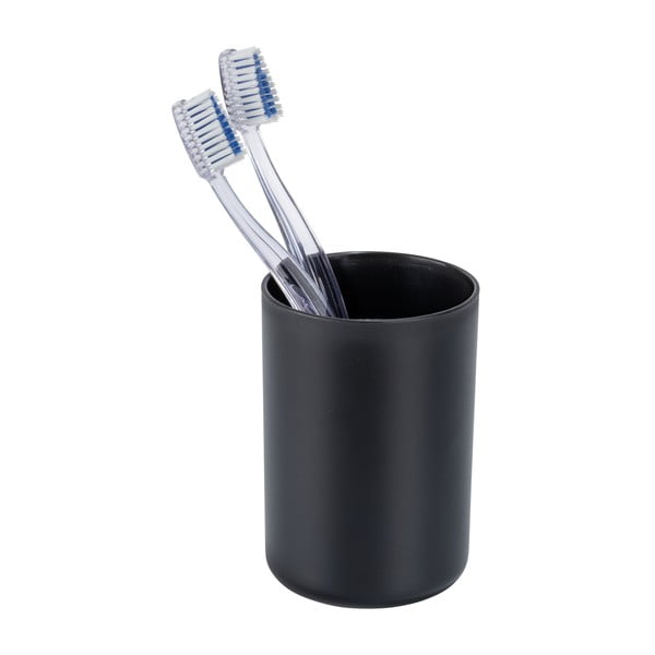 Čierna plastová súprava doplnkov do kúpeľne Fano – Allstar-image-3