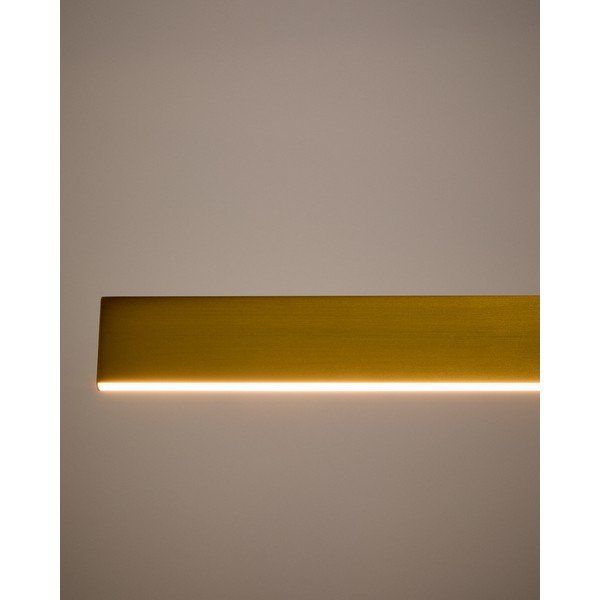 LED závesné svietidlo v zlatej farbe s kovovým tienidlom Boadella – Kave Home-image-2