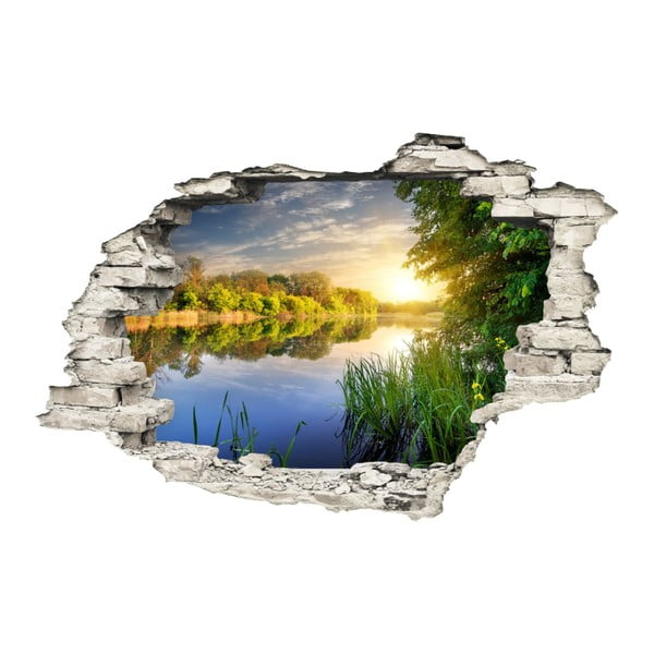 Samolepka na stenu Ambiance Jazero, 60 × 90 cm-image-2