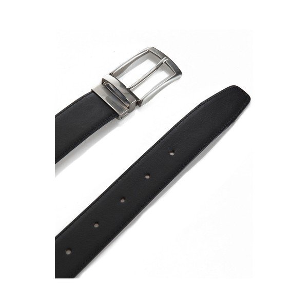 Kožený opasok Black Grey, 130 cm-image-2