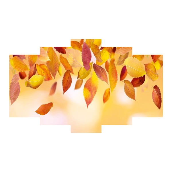 5-dielny obraz Leaves