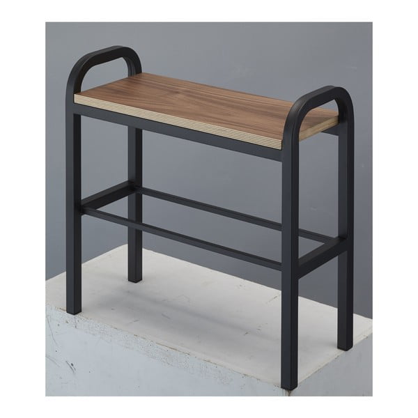 Kovový stojan na topánky v čierno-prírodnej farbe Tower – YAMAZAKI-image-2