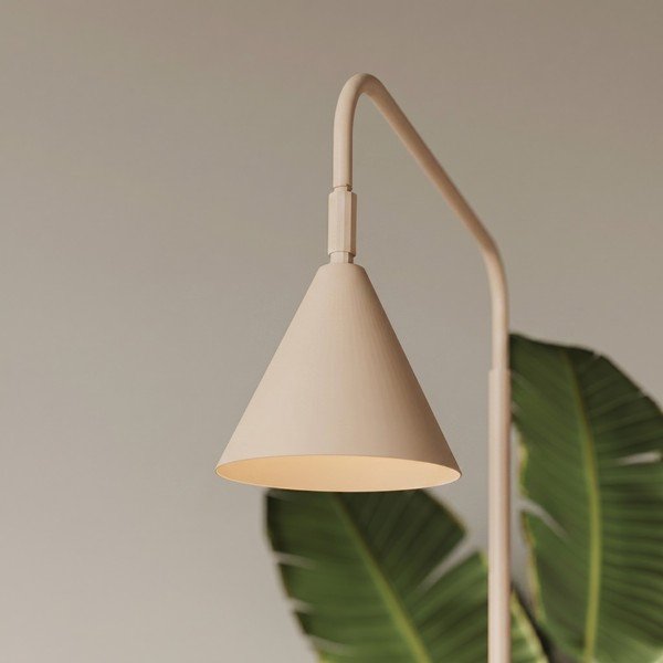 Béžová oceľová stojacia lampa s ohýbateľnou konštrukciou (výška  165 cm) Zylo – Sollux-image-1