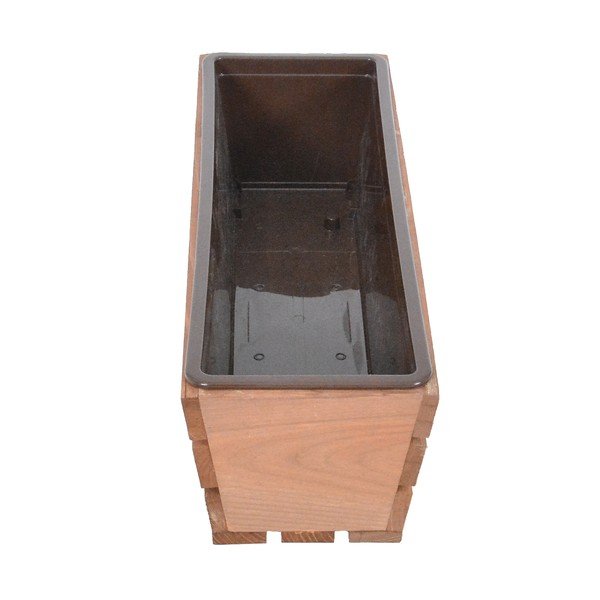 Drevený kvetináč 51 cm Modern – Rojaplast-image-1