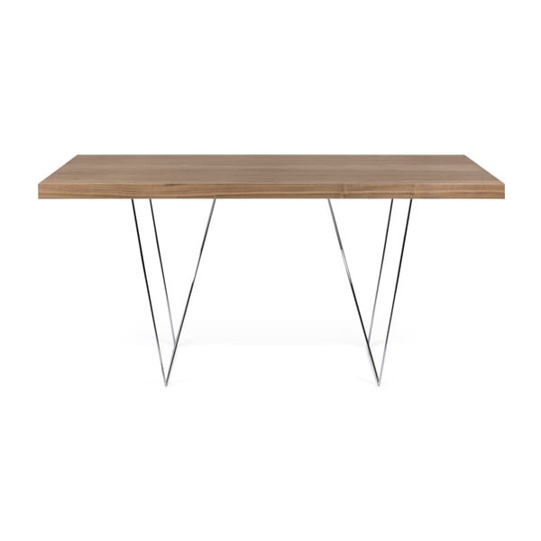 Hnedý stôl TemaHome Multi, dĺžka 160 cm-image-1