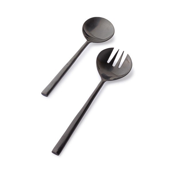 Šalátový príbor 2 ks z nehrdzavejúcej ocele Hestia – Bizzotto-image-1