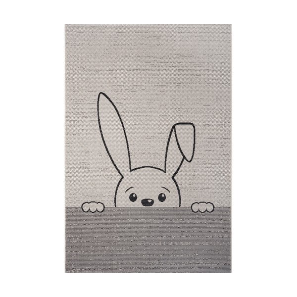 Krémovobiely detský koberec Ragami Bunny, 120 x 170 cm