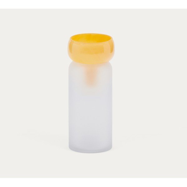 Žltá sklenená váza (výška  30,5 cm) Kelse – Kave Home-image-4