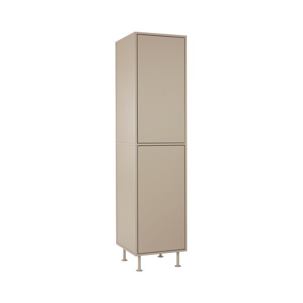 Béžová šatníková skriňa z MDF 50x210x55 cm Kipp – Jotex