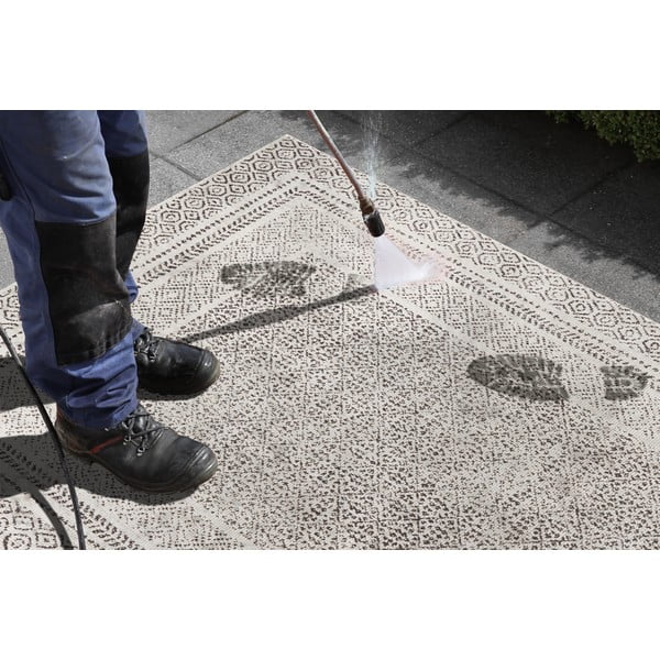 Čierno-biely vonkajší behúň Ragami Berlin, 80 x 250 cm-image-1