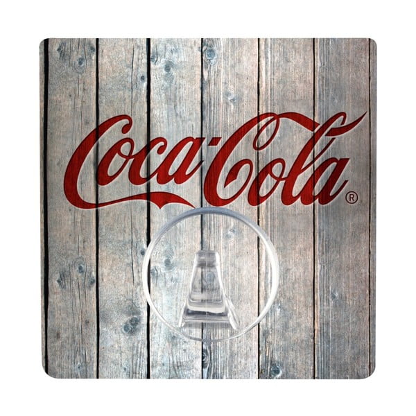 Samodržiaci vešiak Wenko Static-Loc Coca-Cola Wood