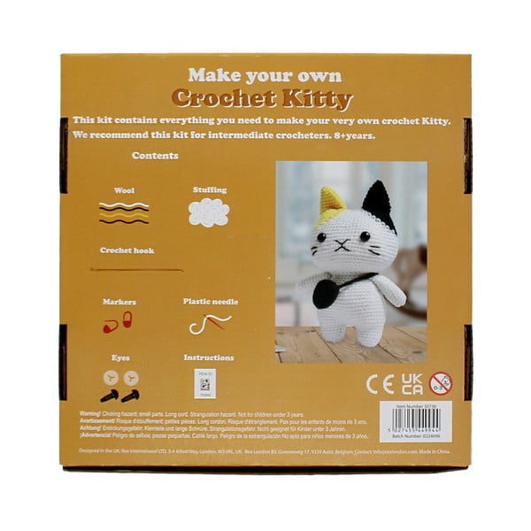 Kreatívna súprava DIY Crochet Cat – Rex London-image-4