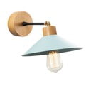 Tyrkysovomodré/v prírodnej farbe nástenné svietidlo ø 24 cm Manavgat – Opviq lights