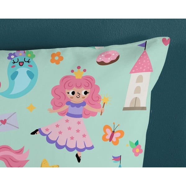 Bavlnené detské obliečky na jednolôžko v mentolovej farbe 140x200 cm Fantastic – Good Morning-image-3