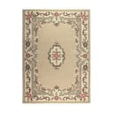 Béžový vlnený koberec Flair Rugs Aubusson, 120 × 180 cm