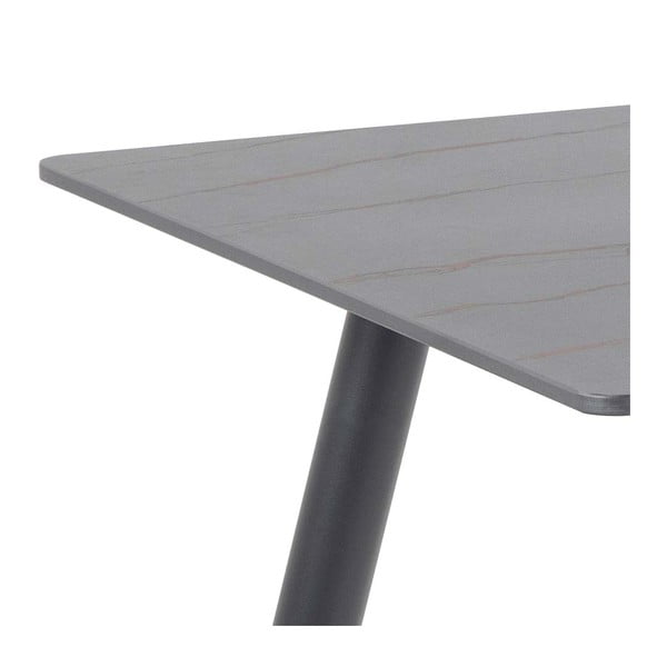 Čierny stôl s keramickou doskou Actona Wicklow, 80 x 140 cm-image-4