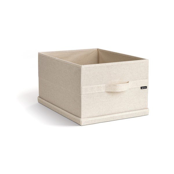 Béžový látkový úložný box s vekom 36x46x25 cm Soft Storage Large – Bigso-image-2