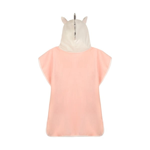 Ružové bavlnené detské pončo Lola – Good Morning