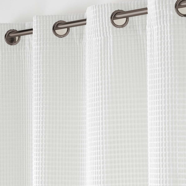 Biely zamatový záves 140x260 cm Swing – douceur d'intérieur-image-2