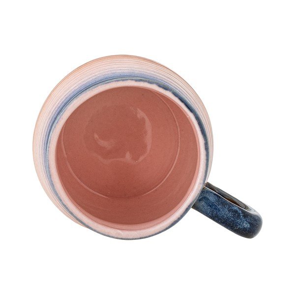 Modré/oranžové keramické hrnčeky v súprave 4 ks 200 ml Tatum – Bloomingville-image-4