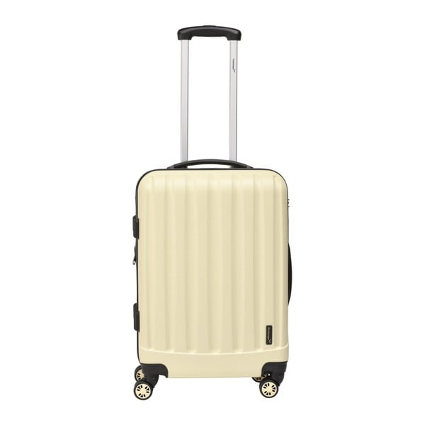 Krémový cestovný kufor Packenger Koffer, 74 l