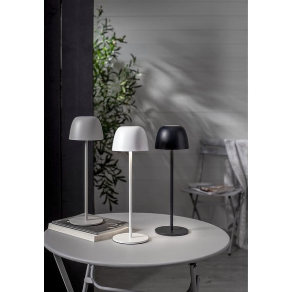 Sivá LED stolová lampa (výška 21,5 cm) Bobby – Star Trading-image-3