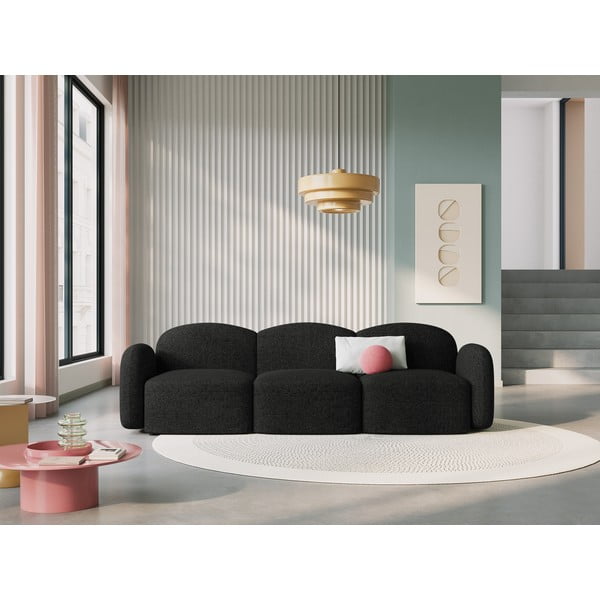 Čierna pohovka 272 cm Blair – Micadoni Home-image-1