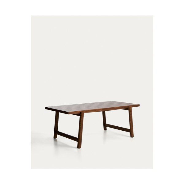 Záhradný jedálenský stôl s doskou z akácie 100x200 cm Itani – Kave Home-image-4